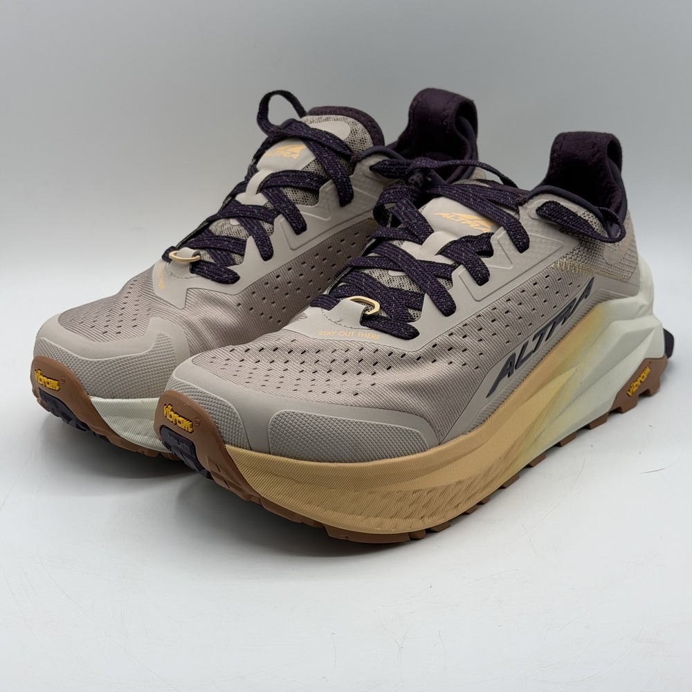 Womens Altra Olympus 6 ALOA85NK923 Size 10 Taupe Trail Running Vibram Shoes